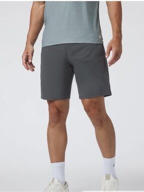 Vuori AIM Men's Charcoal Performance Shorts Size 28